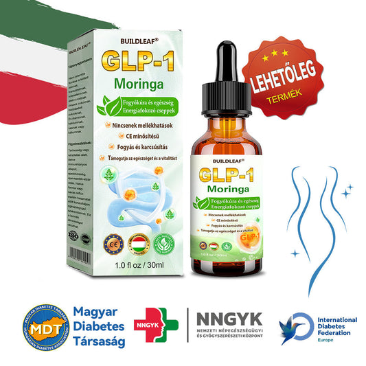 🏥 A Magyar Diabetes Társaság (MDT) fejlesztése | BuildLeaf® Natural GLP-1 Cseppek – Természetes Fogyás és Anyagcsere-fokozó🔥 Nincs szükség szigorú diétára, heti 4-6 kg fogyás