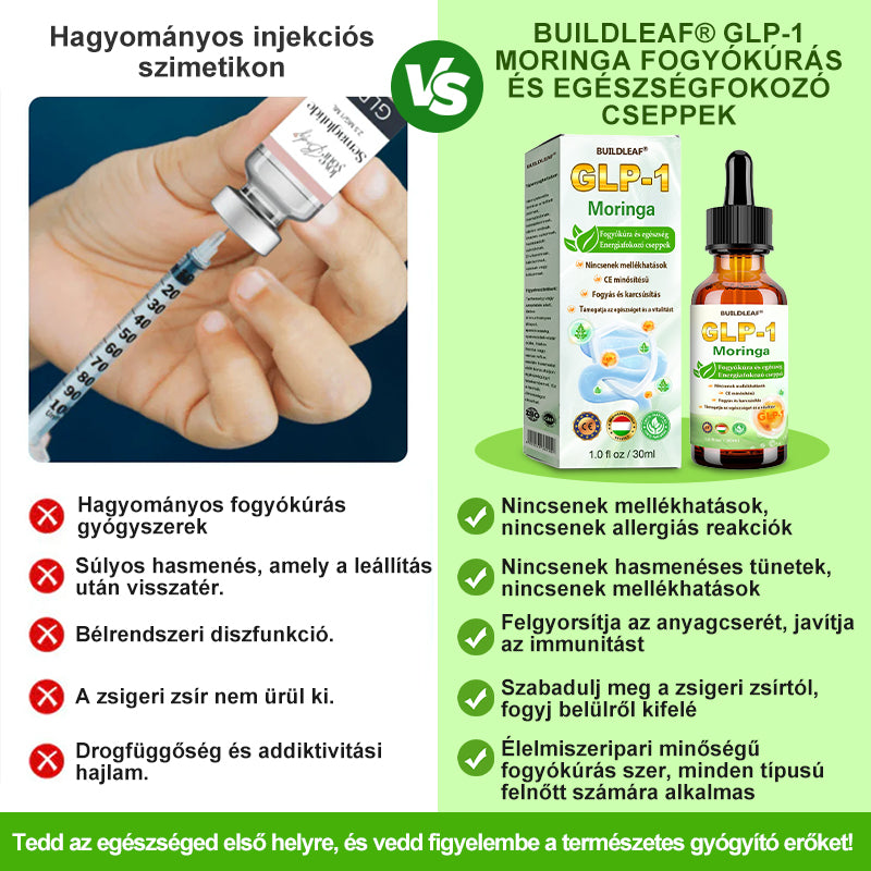 👩‍⚕️ A Magyar Diabetes Társaság (MDT) ajánlásával | BuildLeaf® Natural GLP-1 Cseppek 🌿 – Természetes fogyás, anyagcsere-támogatás és több energia ✨ Heti 4–6 kg fogyás diéta nélkül 🔥